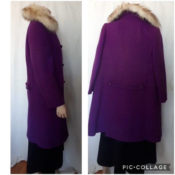 VTG | Winter Topcoat with Fur Collar - Picture 4 of 16